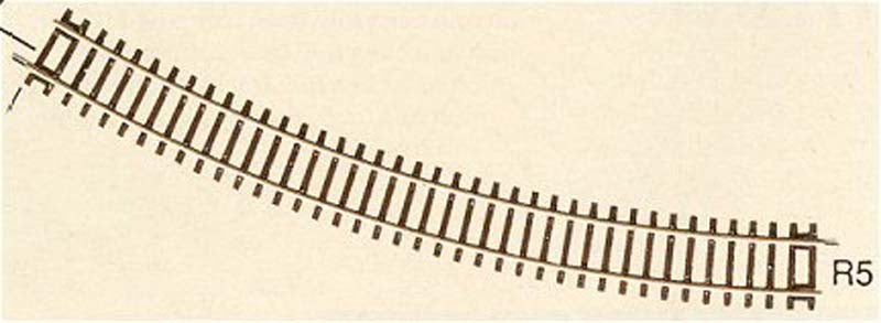 Rocoline Curved Track Radius 5 30 Degree 542.8mm HO Gauge RC42425
