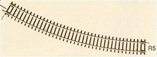 Rocoline Curved Track Radius 5 30 Degree 542.8mm HO Gauge RC42425