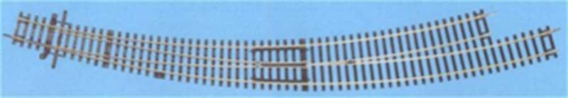 Rocoline (BWL) Left Hand Curved Turnout Radius 9/10 HO Gauge RC42476