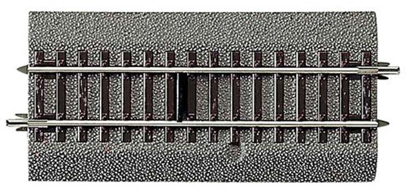 Rocoline Ballasted (G0.5) Straight Circuit Track 115mm HO Gauge RC42518