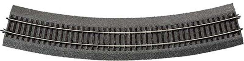 Rocoline Ballasted Curved Track Radius 6 30 Degree 604.4mm HO Gauge RC42526