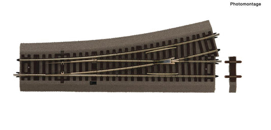 Roco Rocoline Ballasted (WL15) Left Hand Turnout 15 Degree HO Gauge RC42534