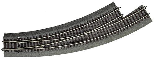 Rocoline Ballasted (BWL5/6) Left Hand Curved Turnout HO Gauge RC42570
