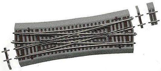 Rocoline Ballasted (DKW15) Double Slip 15 Degree 230mm HO Gauge RC42594