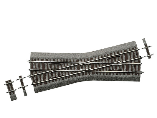 Roco Rocoline Ballasted (K15) Crossing 15 Degree 230mm RC42596 HO Gauge
