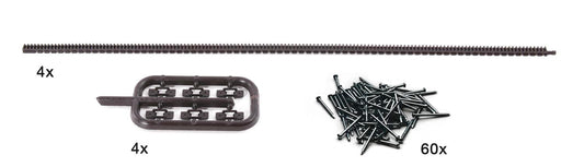 Rocoline Flexible Rack & Pinion Track Kit RC42602 HO Gauge