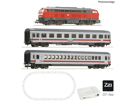 Roco 5110010 DBAG BR218 Diesel Passenger Train Set VI (DCC-Fitted) HO Gauge