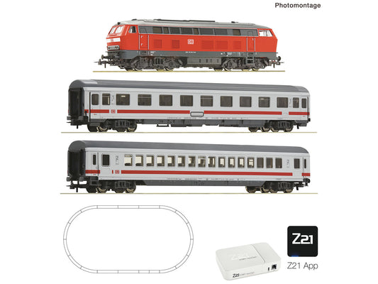 Roco 5110012 DBAG BR218 Diesel Passenger Train Set VI (DCC-Fitted) HO Gauge