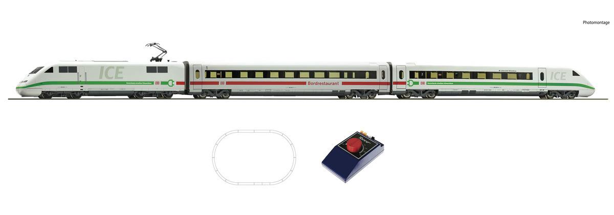 Roco 51162  DBAG ICE2 EMU Passenger Starter Set VI HO