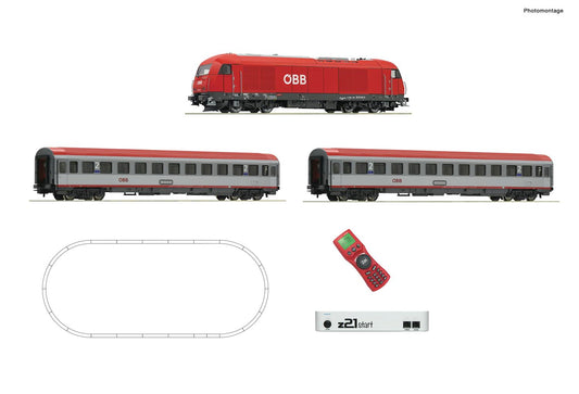 Roco 51341  OBB Rh2016 Diesel Passenger Starter Set VI (DCC-Fitted) HO