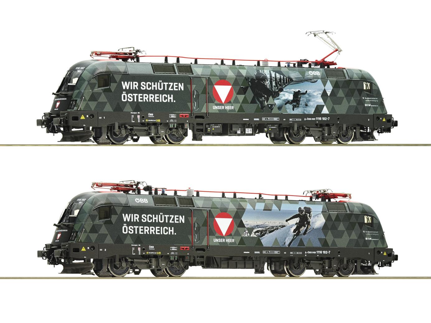 Roco OBB Rh1116 Bundesheer Electric VI (DCC-Sound Ready) RC60492 HO Gauge