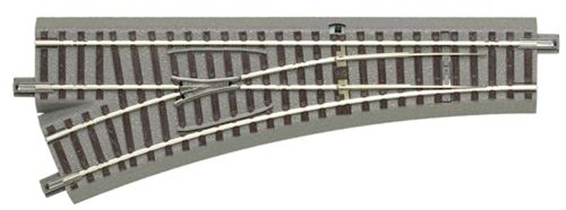 Roco Geoline Left Hand Turnout 22.5 Degree 200mm HO Gauge RC61140