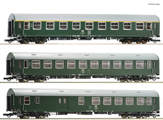 Roco DR Ame/Bme/Bdme Coach Set (3) IV RC6200028 HO Gauge