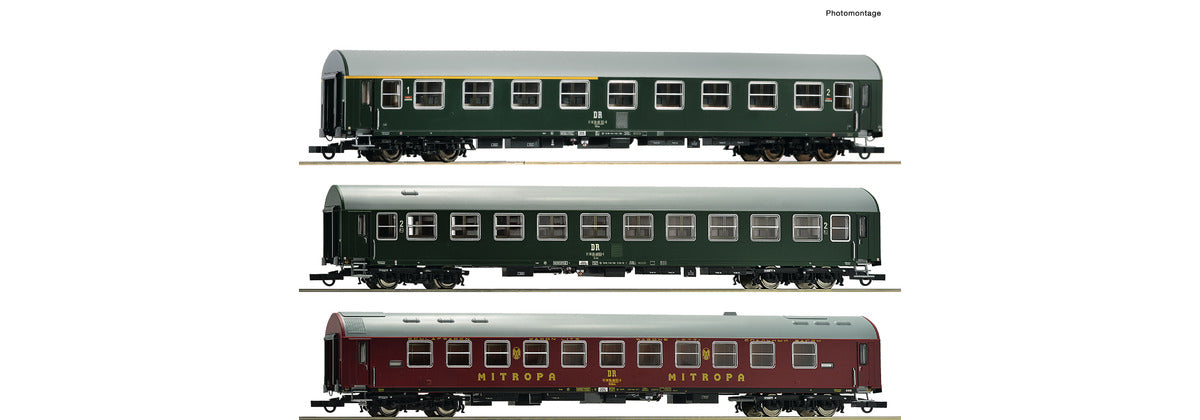 Roco DR Abme/Bcme/WLABme Coach Set (3) IV RC6200029 HO Gauge