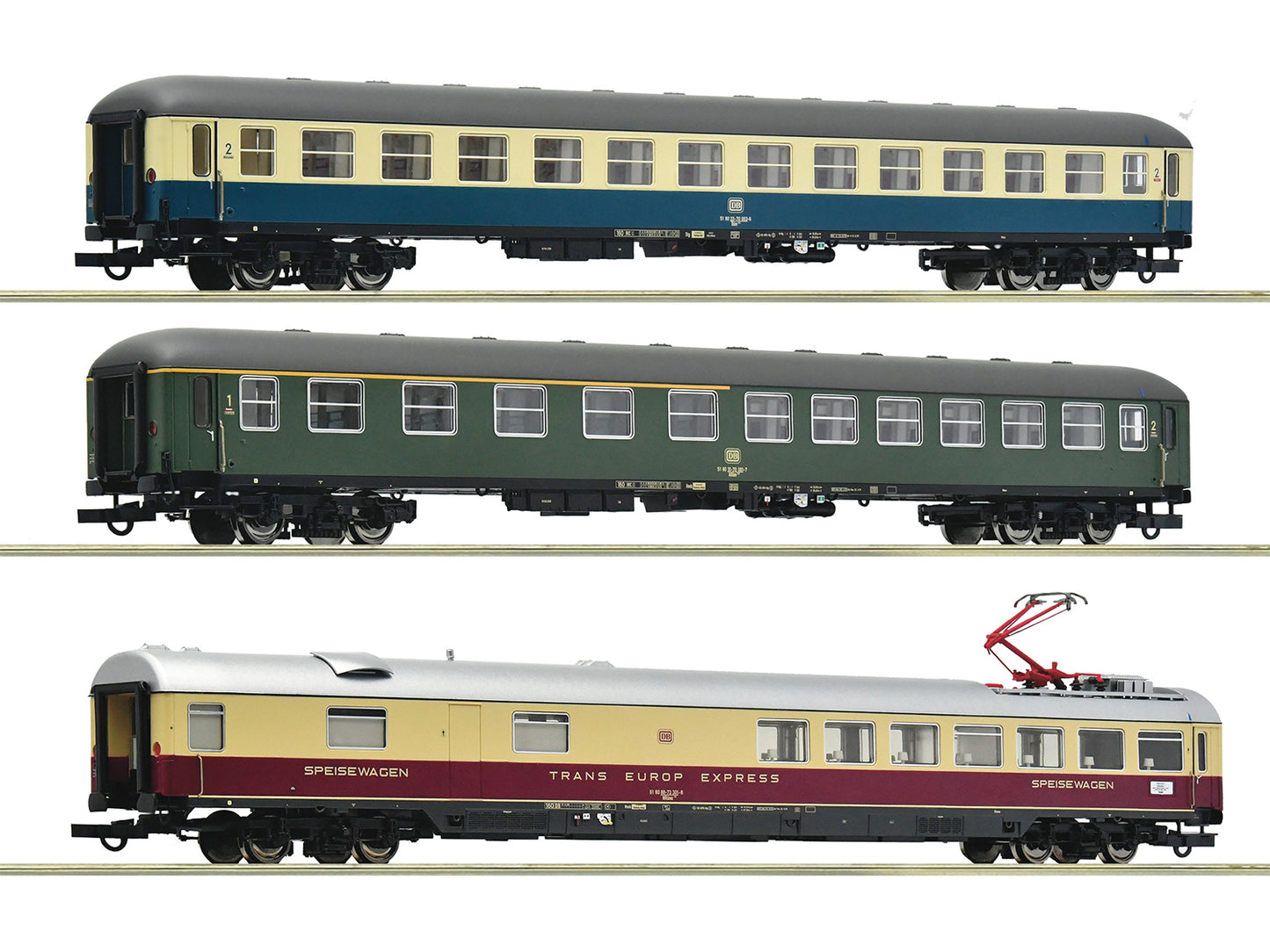 Roco DB D377 Hispania Express Coach Set (3) IV HO Gauge RC6200052