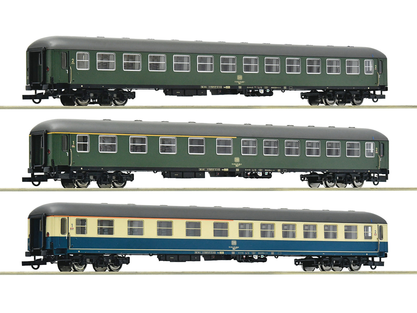 Roco DB D377 Hispania Express Coach Set (3) IV HO Gauge RC6200053
