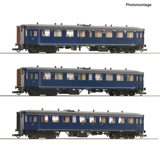 Roco NS AB/B Blokkendoos Coach Set (3) III RC6200054 HO Gauge