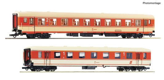 Roco OBB Arlberg Express Bmpz/Ap Coach Set (2) IV RC6200078 HO Gauge