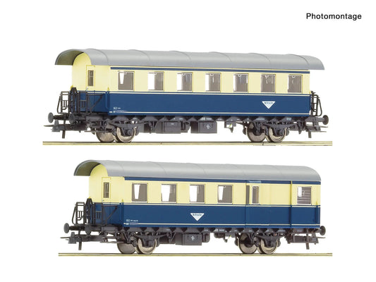 Roco 6200081 OBB BT/BDT Ribbed Coach Set III HO Gauge