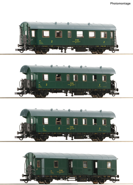 Roco CSD Bi/Dd Coach Set (4) IV RC6200088 HO Gauge