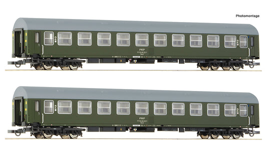 Roco PKP Bwxd 2nd Class Coach Set (2) IV RC6200102 HO Gauge