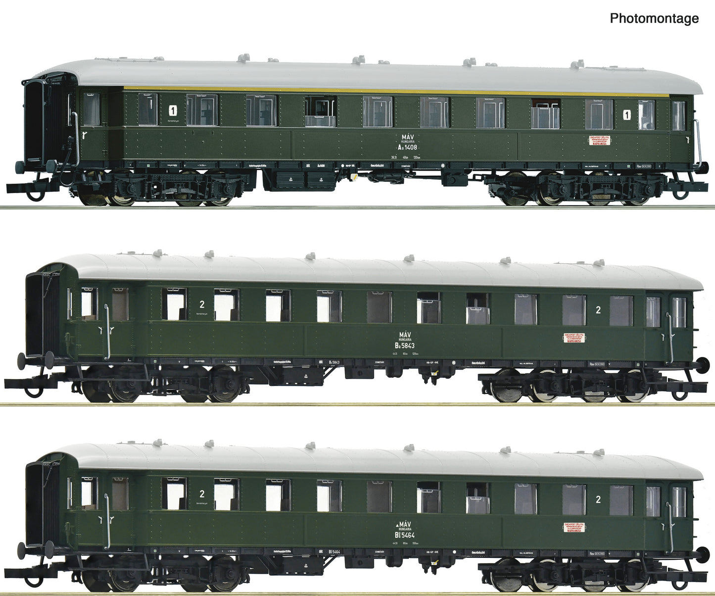 Roco MAV Aa/Ba/Bau Coach Set (3) III RC6200132 HO Gauge