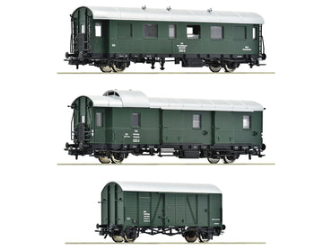 Roco OBB Works Train Coach Set (3) IV RC6200134 HO Gauge