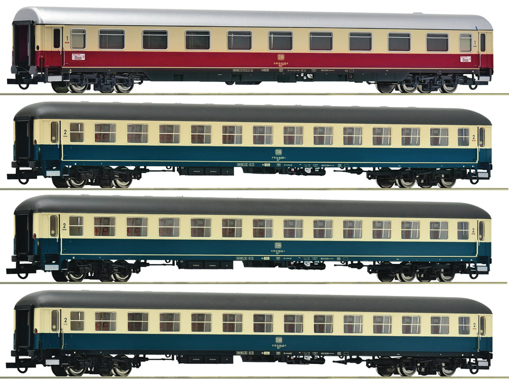 Roco DB IC611 Chiemgau Avumz111/Bm235 Coach Set (4) IV RC6200154 HO Gauge