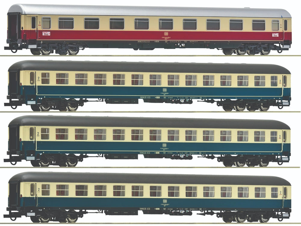 Roco DB IC611 Chiemgau Avumz111/Bm235 Coach Set (4) IV RC6200154 HO Gauge