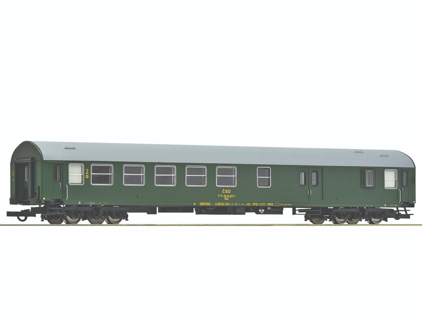 Roco CSD Bda 2nd Class Baggage Coach IV RC6200171 HO Gauge