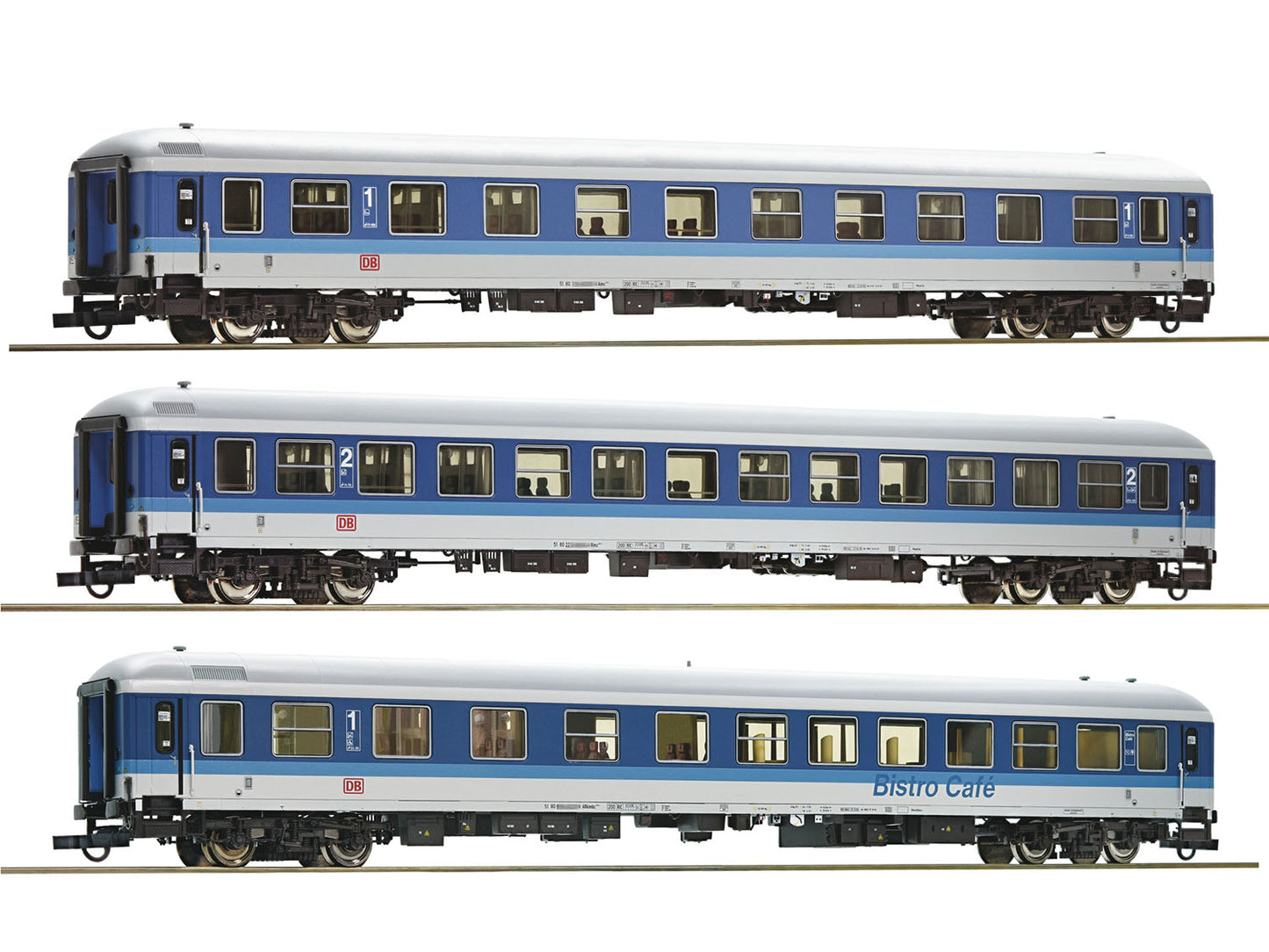 Roco 6200208 DBAG IR461 InterRegio Coach Set 1 (3) V HO Gauge