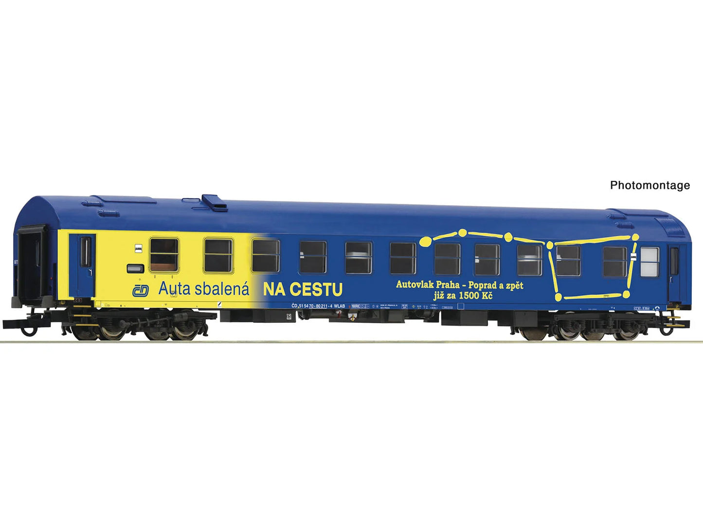Roco 6200225 CD WLAB Sleeper Coach V HO Gauge