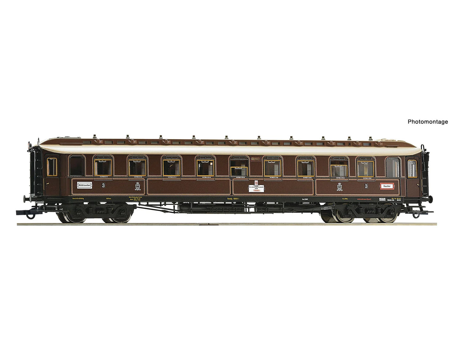 Roco 6200239 KPEV C4u Pr08 3rd Class Express Coach I HO Gauge