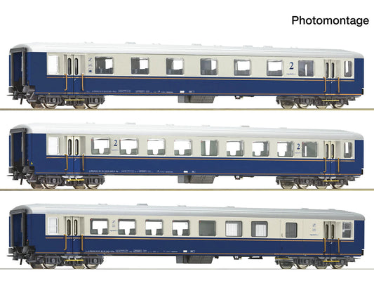 Roco 6200244 Regiobahn Bp/BDp-I/BDp Schlieren Coach Set (3) V HO Gauge