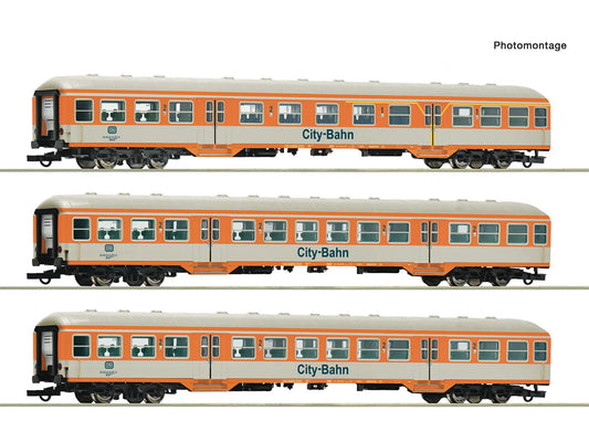 Roco 6200247 DB ABnrzb772/Bnrzb778 City Bahn Coach Set (3) IV HO Gauge