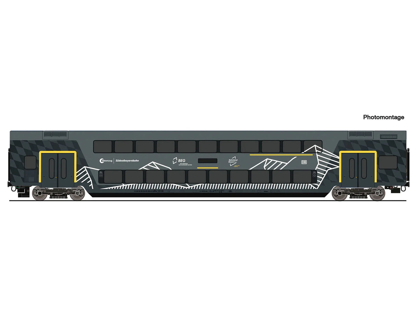 Roco 6220253 DBAG Ideenzug Bi-Level Coach VI (~AC) HO Gauge