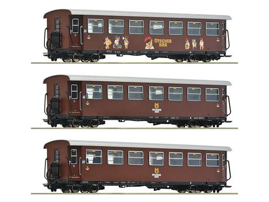Roco Novoh Otscherbar Coach Set (3) VI HOe Gauge RC6240002