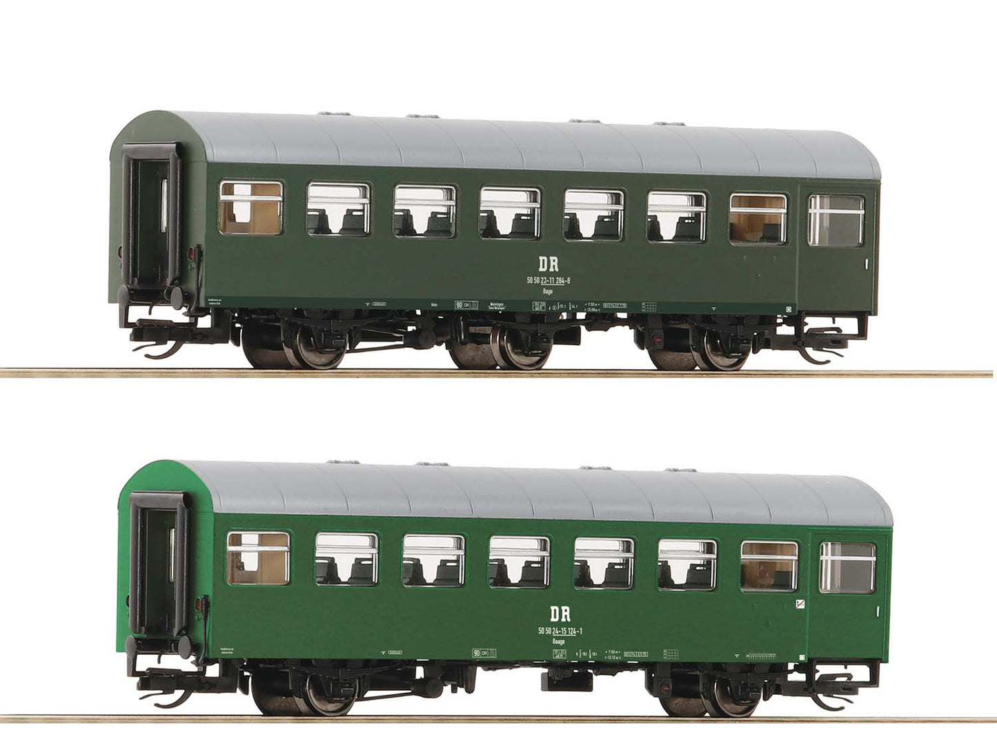 Roco DR Bage/Baage Reko Coach Set (2) IV RC6280003 TT Gauge