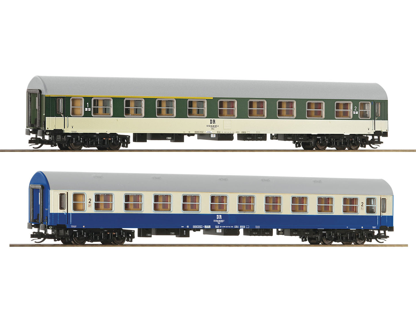 Roco DR Abme/Bme Coach Set (2) IV RC6280029 TT Gauge