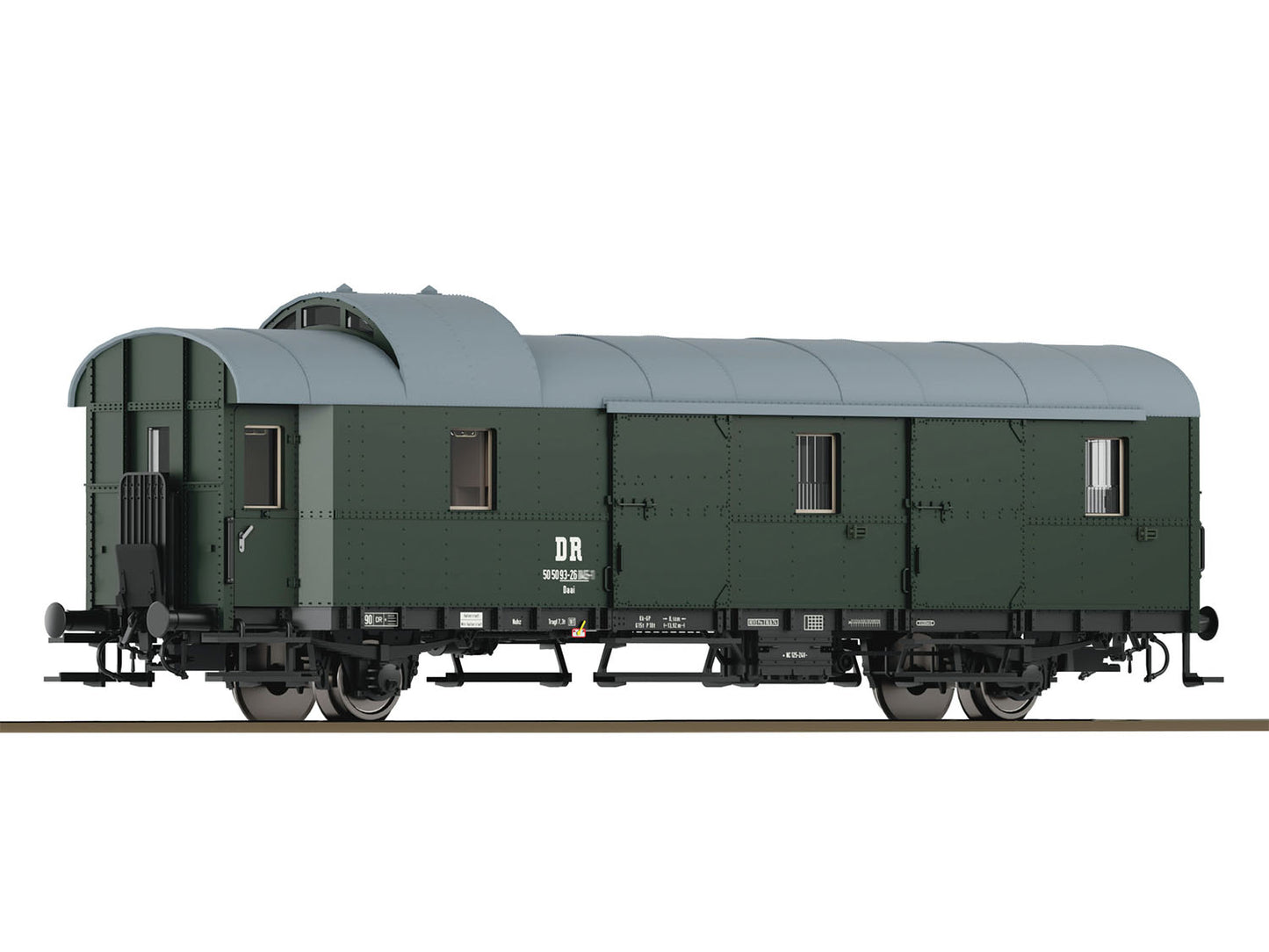 Roco DR Daai Baggage Coach IV RC6280052 TT Gauge