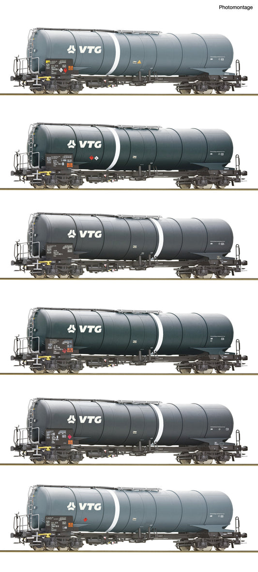 Roco VTG Zans Bogie Tank Wagon Retailer Pack (6) VI RC6600007 HO Gauge