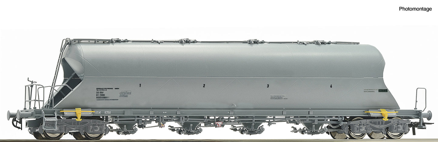Roco OBB Uacs-x Dust Bogie Silo Wagon VI HO Gauge RC6600052