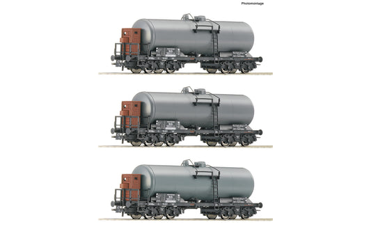 Roco DRG Bogie Tank Wagon Set (3) II RC6600062 HO Gauge