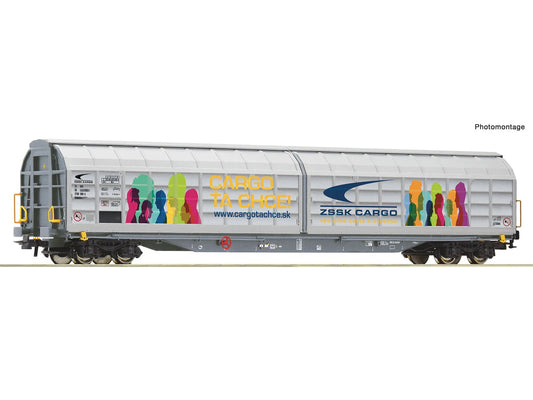 Roco 6600225 ZSSK Cargo Habbilns Sliding Wall Wagon VI HO Gauge
