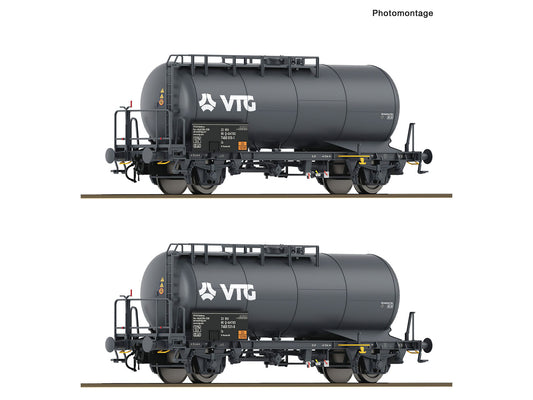 Roco 6600246 VTG Zs Tank Wagon Set (2) V HO Gauge