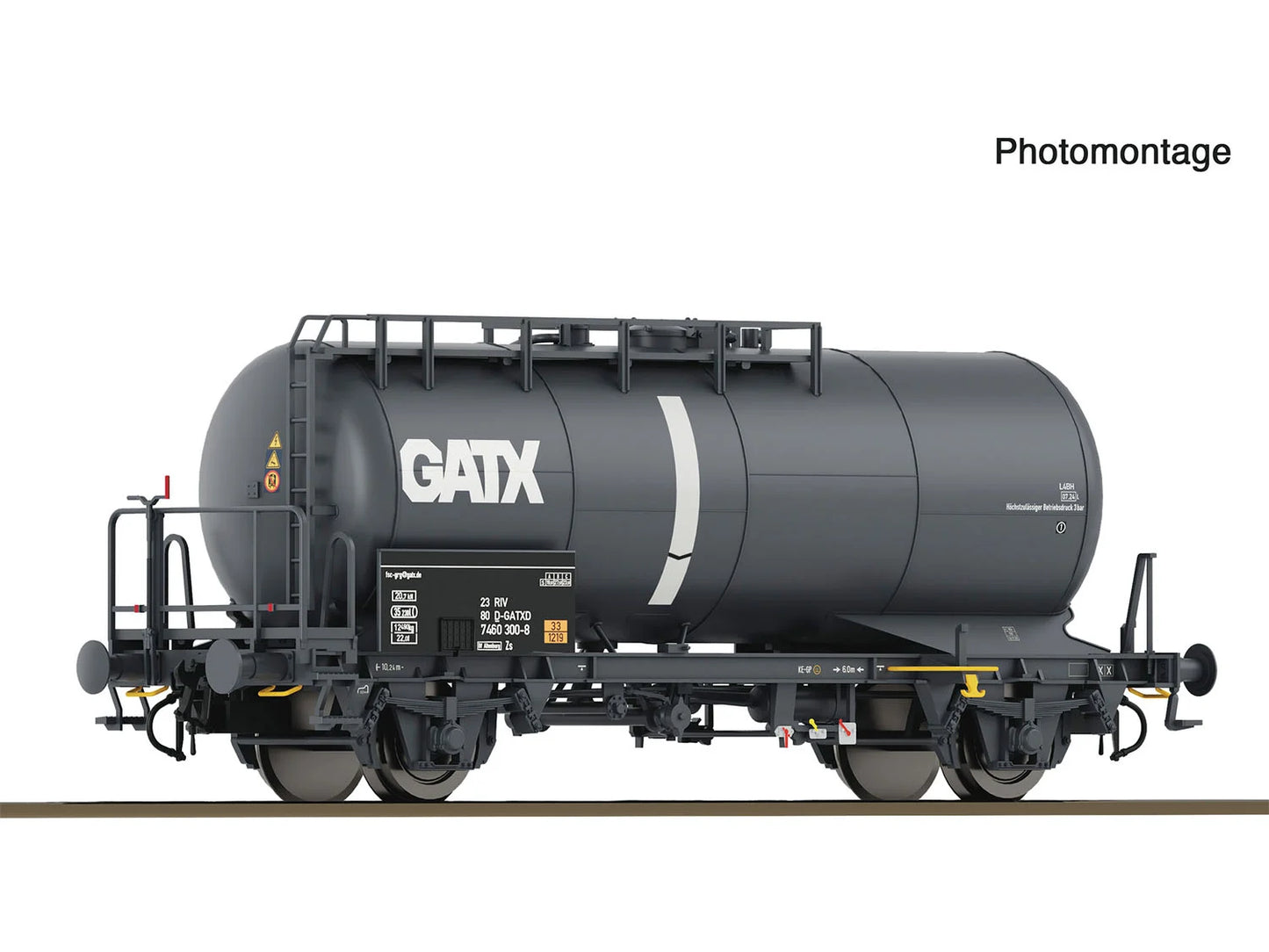 Roco 6600247 GATX Zs Tank Wagon V HO Gauge