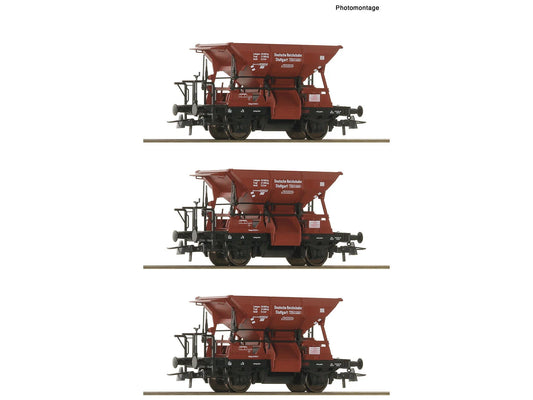Roco 6600265 DRB Talbot Hopper Wagon Set (3) II HO Gauge