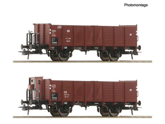 Roco 6600267 DB Om12 Open Wagon Set (2) III HO Gauge