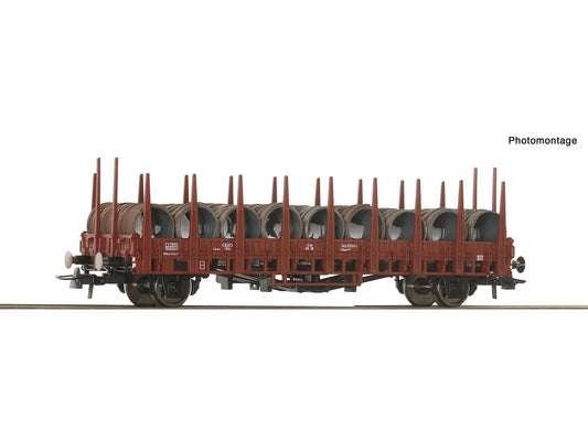 Roco 6600268 DB Kmbs440 Stake Wagon w/Pipe Load IV HO Gauge