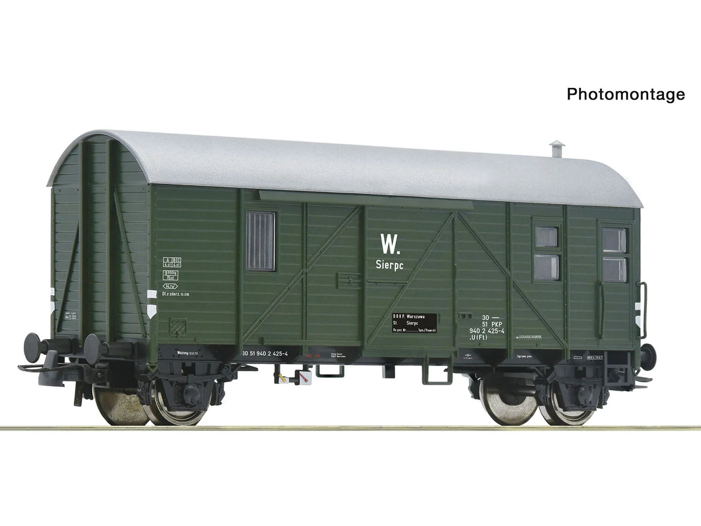 Roco 6600278 PKP U (Ft) Van IV HO Gauge